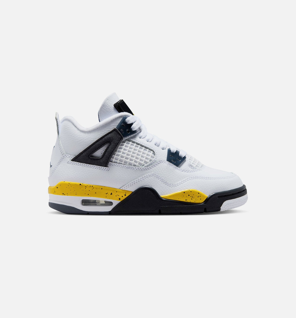 Air Jordan 4 Retro Rare Air Tour Yellow Grade School Sneakers