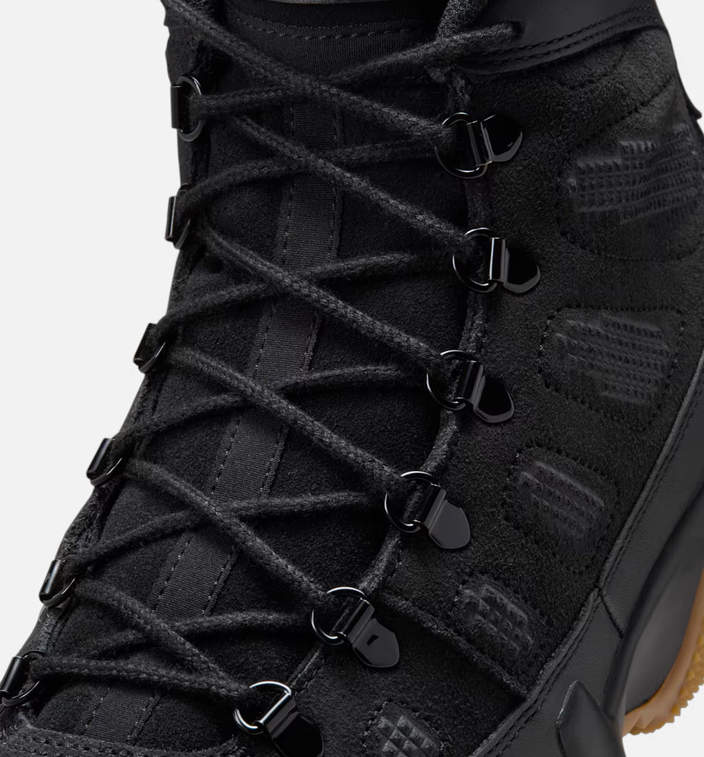 Air Jordan 9 Retro Men's Lifestyle Boots - Black & Gum Light Brown