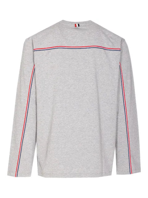 Thom Browne RWB stripe long-sleeve T-shirt