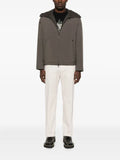 Emporio Armani hooded zip-front jacket