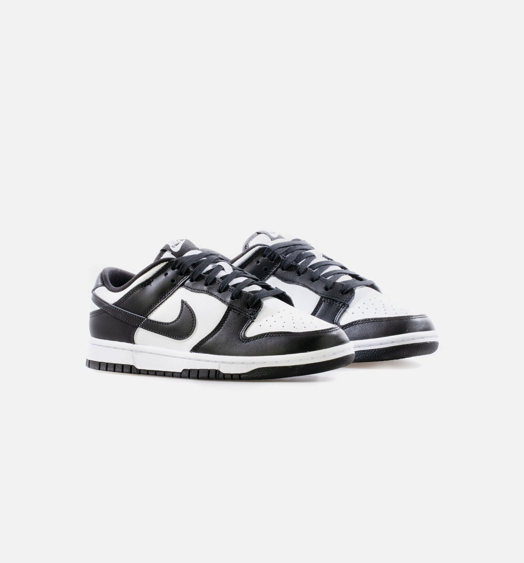Dunk Low Men's Sneakers - Black & White