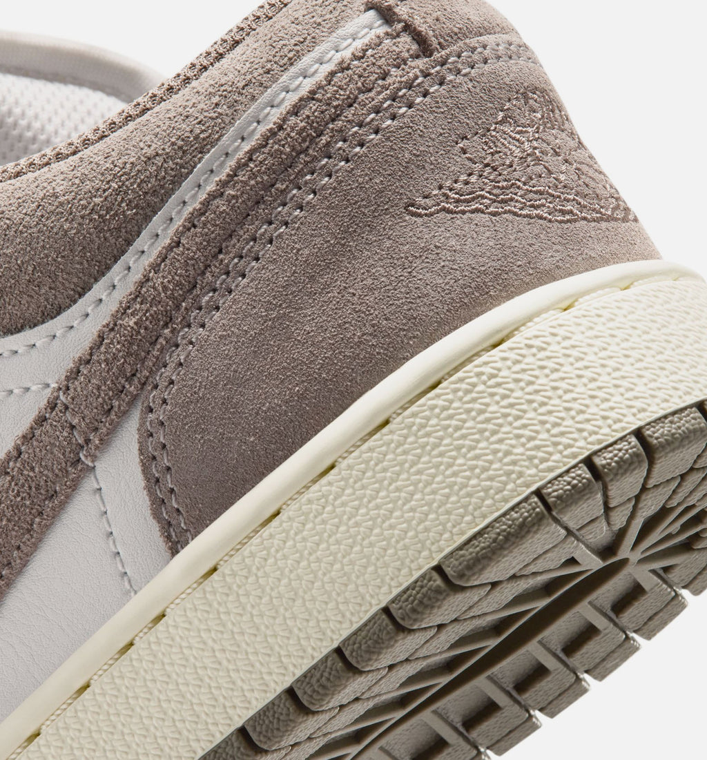 Air Jordan 1 Low Grade School Sneakers - Olive Grey