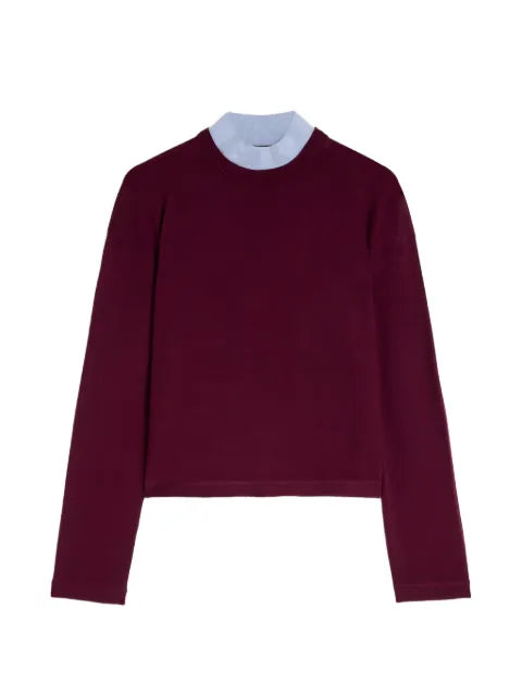 Jil Sander lightweight wool mock-neck sweater