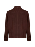 Lardini suede flap-pocket jacket