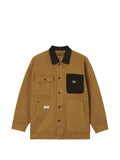 izzue corduroy-collar patch-pocket shirt jacket