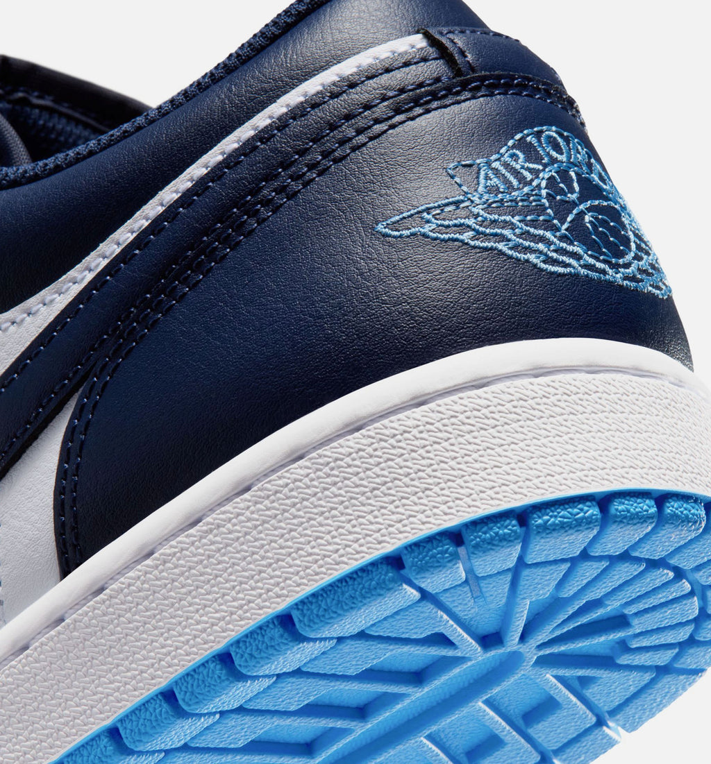 Air Jordan 1 Low Men's Sneakers - Midnight Navy / University Blue