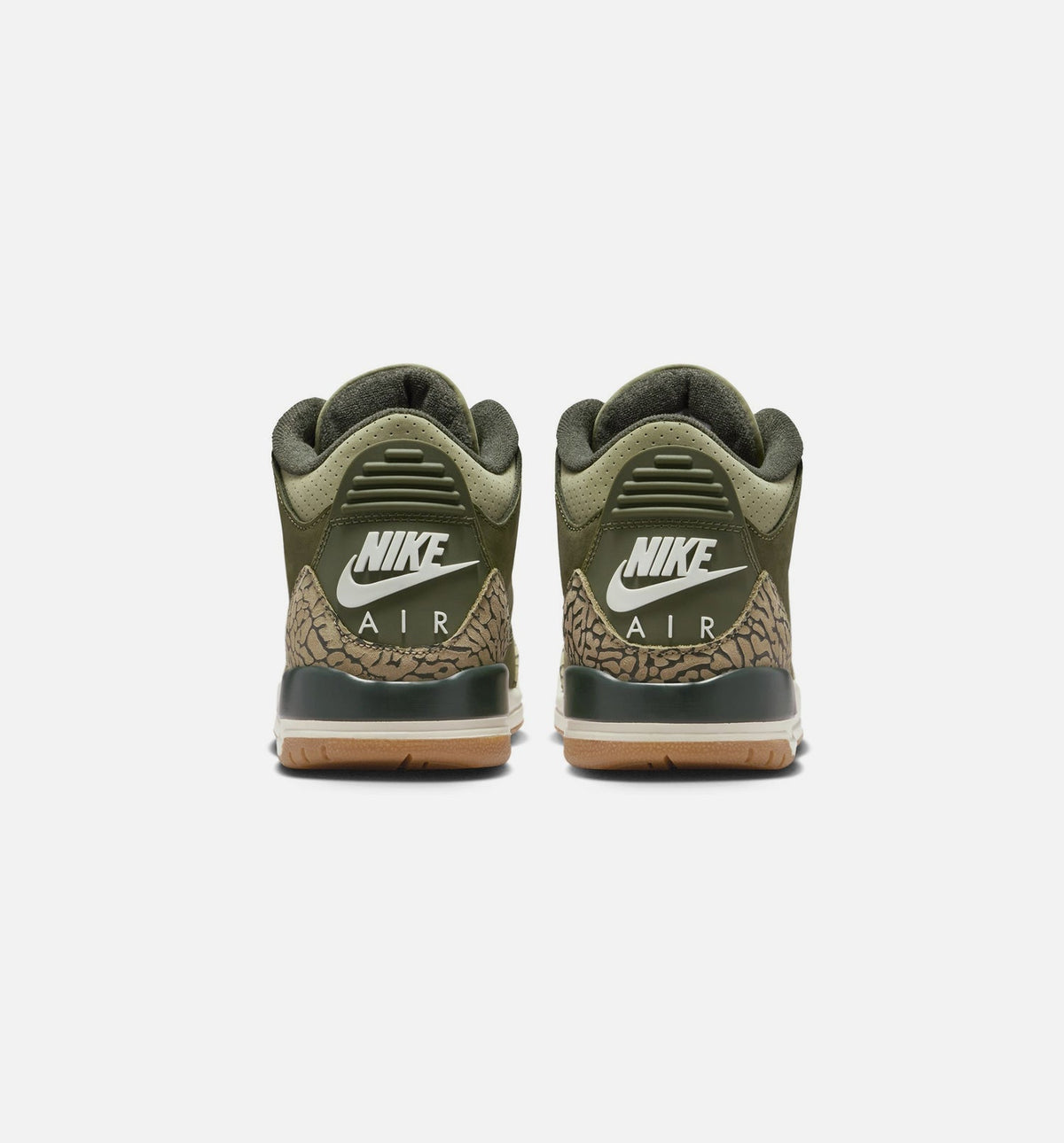 Air Jordan 3 Retro Medium Olive Grade School Sneakers