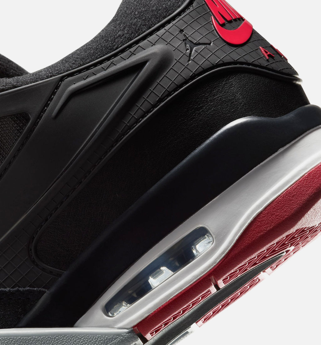 Air Jordan 4 RM Men's Sneakers - Black / Wolf Grey