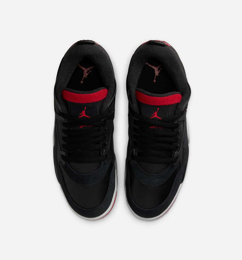 Air Jordan 4 RM Men's Sneakers - Black / Wolf Grey