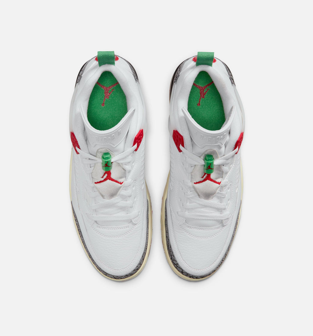 Spizike Low Men's Sneakers - White, Black, Sail & Varsity Red