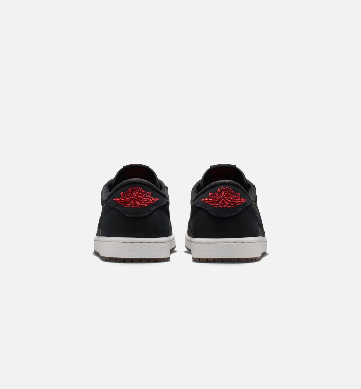 Air Jordan 1 Retro Low OG Laser Men's Sneakers - Black / Varsity Red