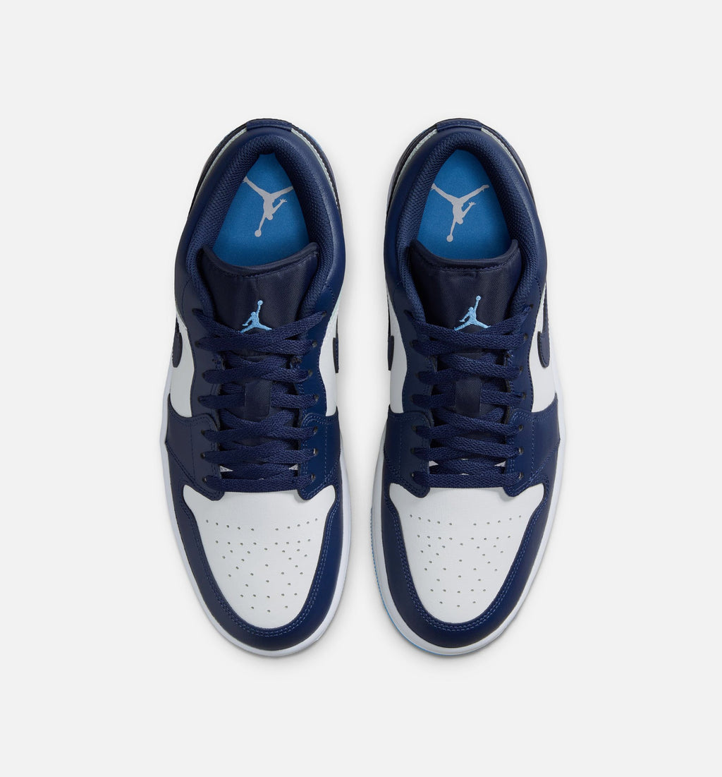Air Jordan 1 Low Men's Sneakers - Midnight Navy / University Blue