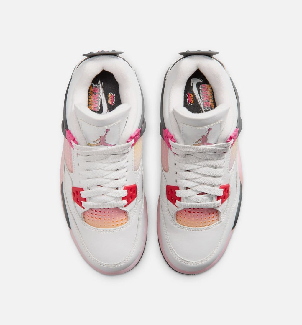 Air Jordan 4 Retro Comic Grade School Sneakers