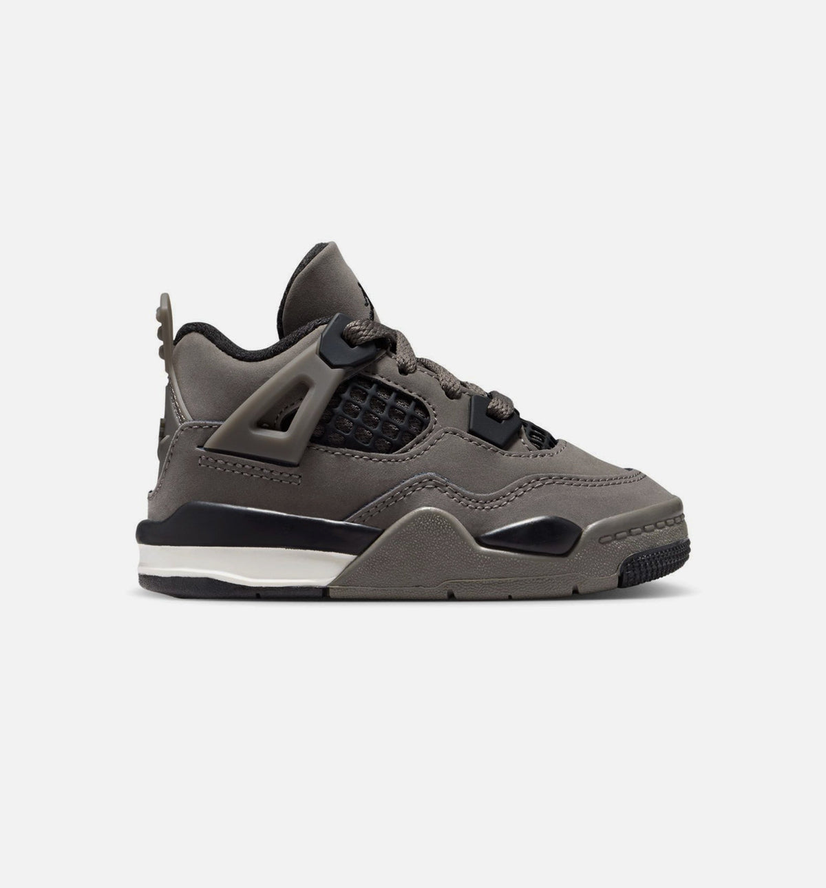 Air Jordan 4 Retro Cave Stone and Black Infant & Toddler Sneakers