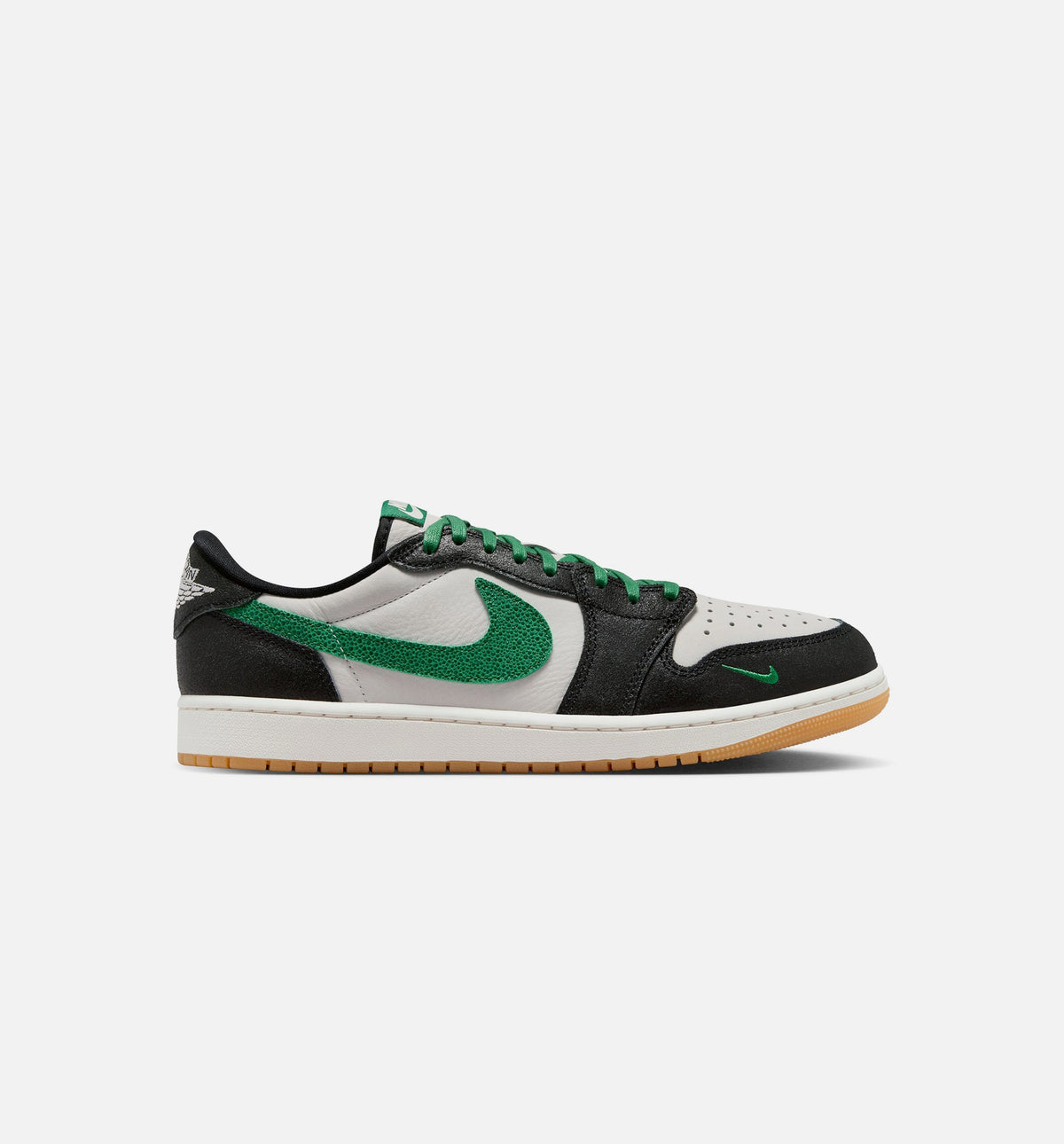 Air Jordan 1 Retro Low OG Men's Sneakers - Phantom / Pine Green