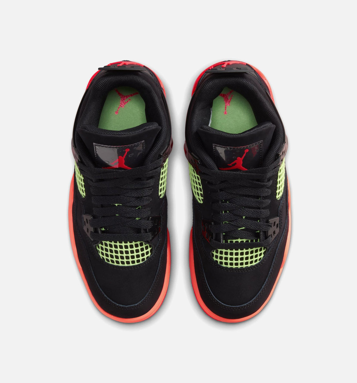 Air Jordan 4 Retro Black Infrared 23 Grade School Sneakers