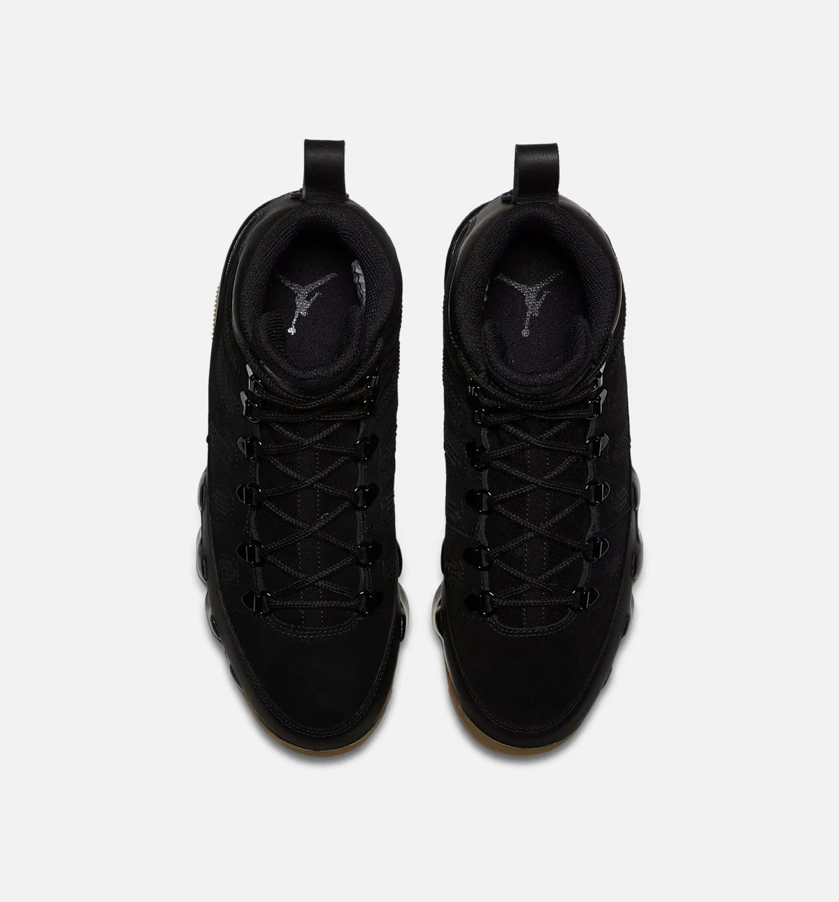 Air Jordan 9 Retro Men's Lifestyle Boots - Black & Gum Light Brown