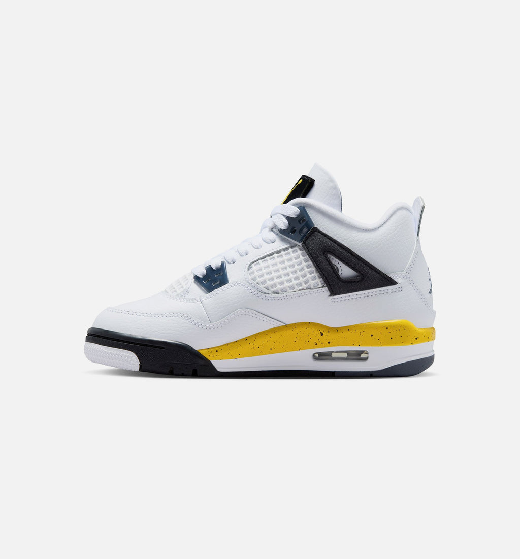 Air Jordan 4 Retro Rare Air Tour Yellow Grade School Sneakers