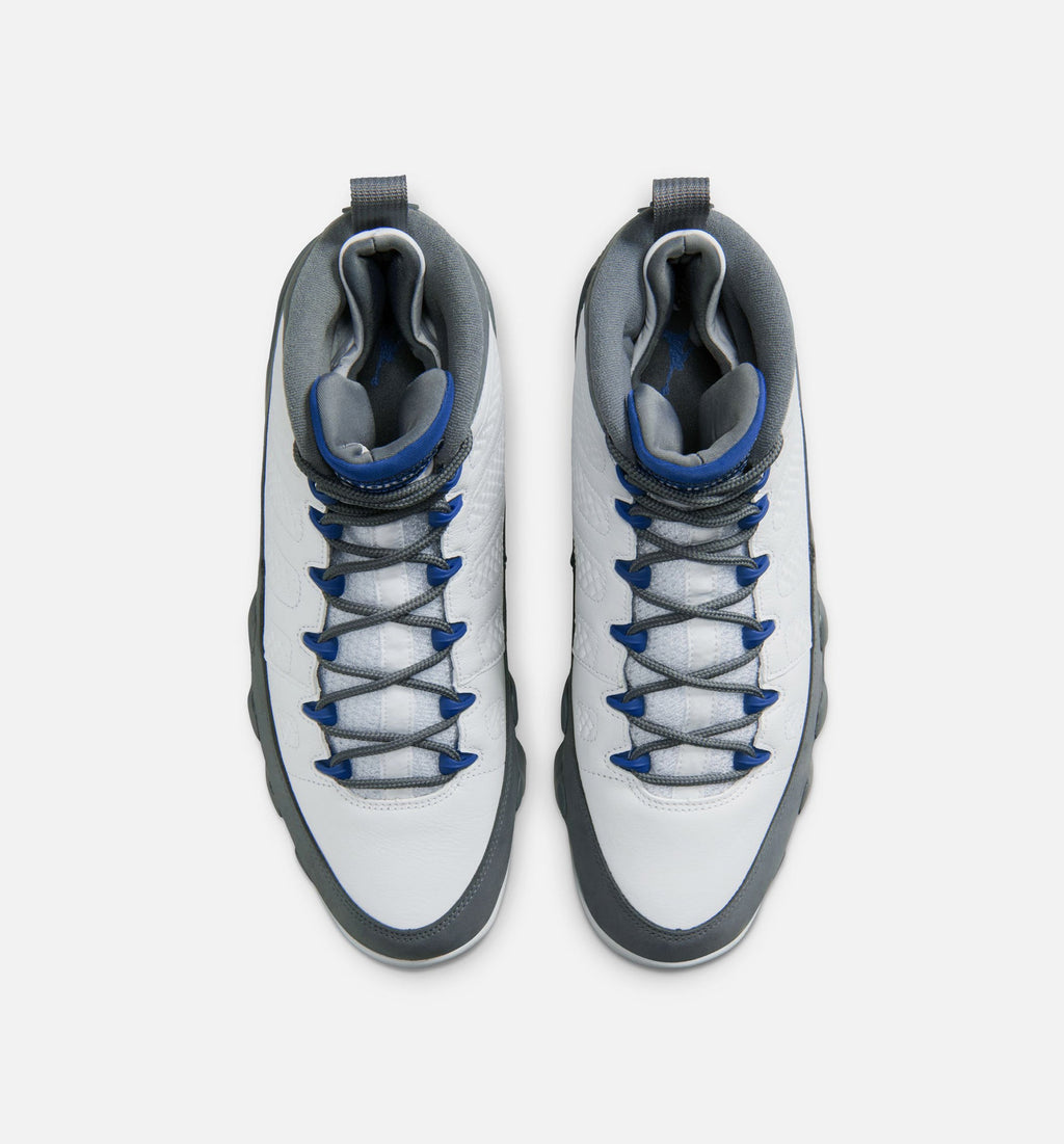 Air Jordan 9 Retro Flint Grey and French Blue Men's Sneakers