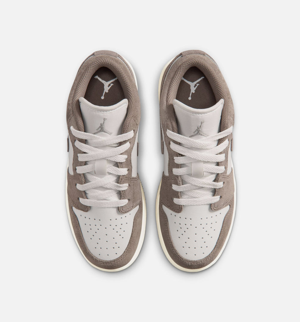 Air Jordan 1 Low Grade School Sneakers - Olive Grey