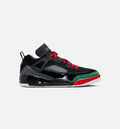 Spizike Low Men's Sneakers - Black, Classic Green, White & Varsity Red