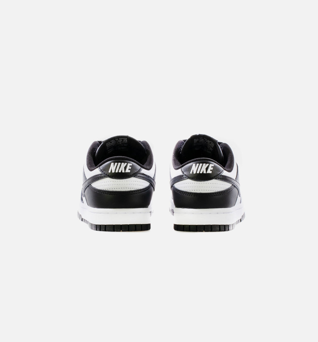 Dunk Low Men's Sneakers - Black & White