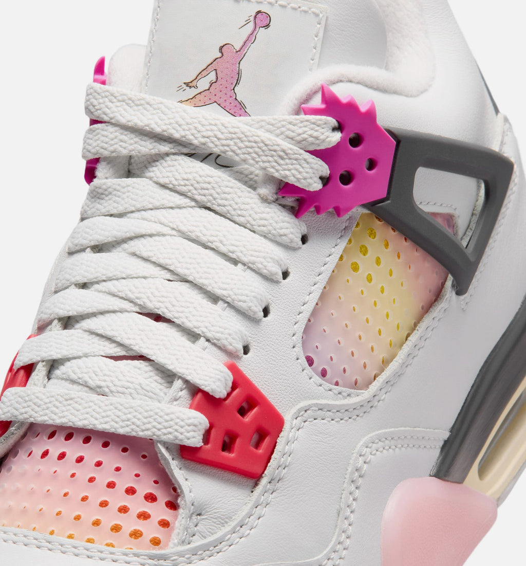 Air Jordan 4 Retro Comic Grade School Sneakers