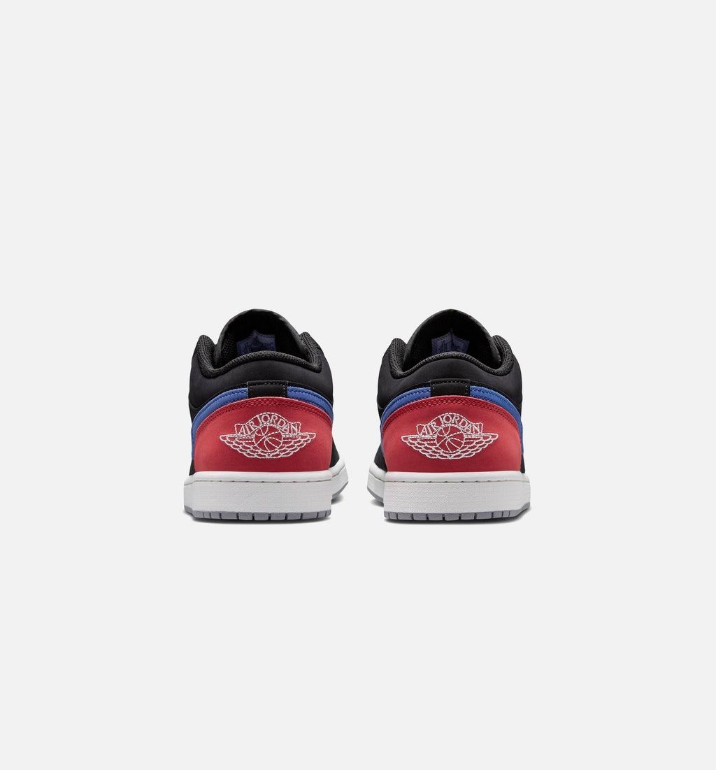 Air Jordan 1 Low Men's Sneakers - Black / True Blue / Varsity Red
