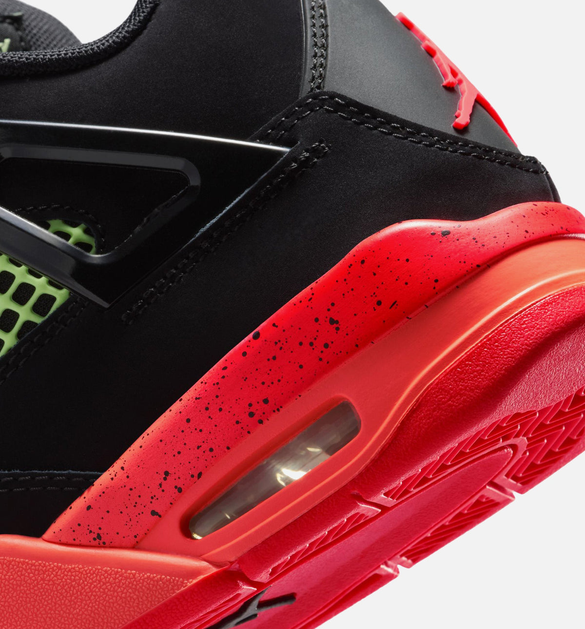 Air Jordan 4 Retro Black Infrared 23 Grade School Sneakers