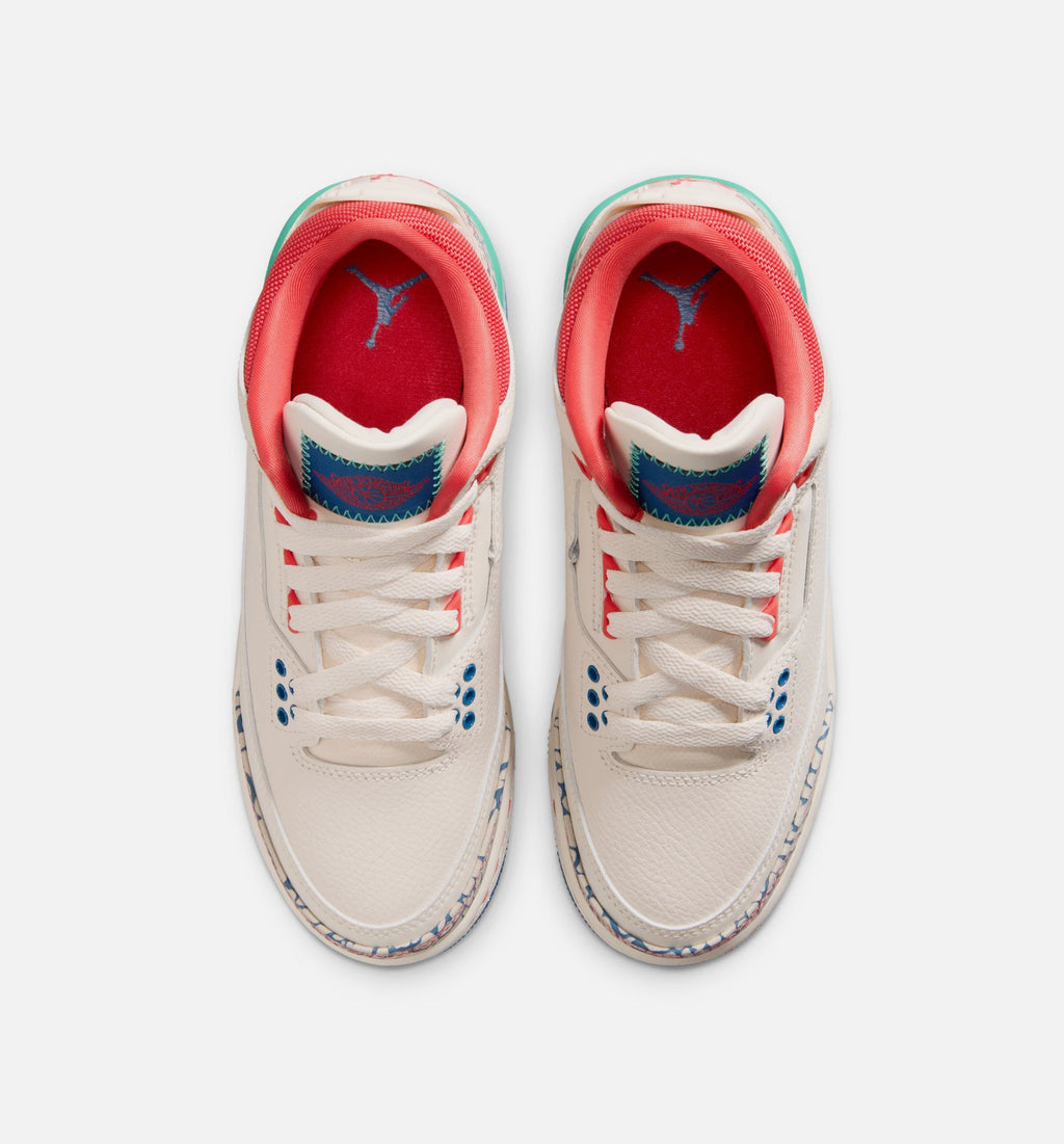Air Jordan 3 Retro Play Your Way Grade School Sneakers