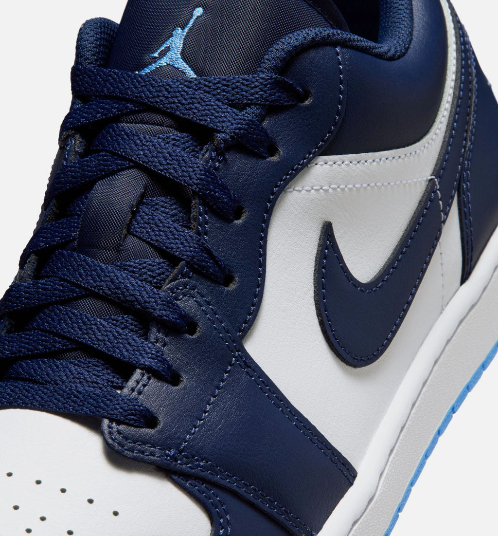 Air Jordan 1 Low Men's Sneakers - Midnight Navy / University Blue