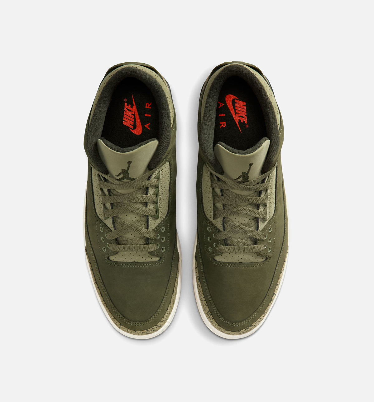 Air Jordan 3 Retro Medium Olive Men's Sneakers