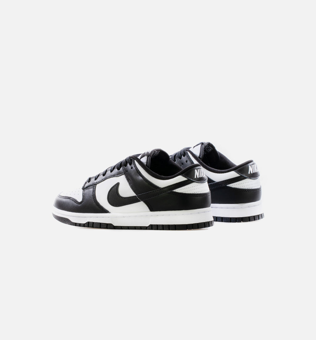 Dunk Low Men's Sneakers - Black & White
